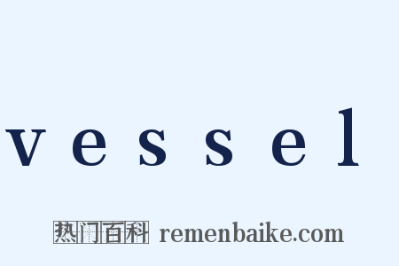 vessel是什么意思的图片